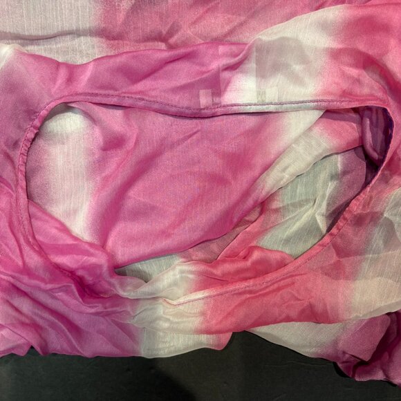 Coldwater Creek Women’s Long Sleeve Top – Pink & Purple Dynamic Pattern- Size M - Picture 5 of 5